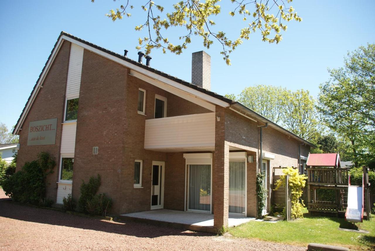 Boszicht 6 Halfvrijstaande Vakantiewoning In Oostkapelle Exteriér fotografie